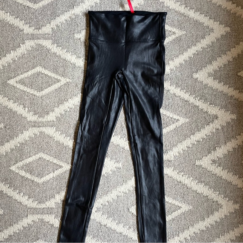 SPANX Leather Leggings